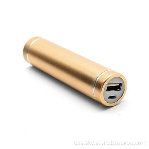 Aluminum power bank external battery charger, stylish, compact, portable and fashionable design